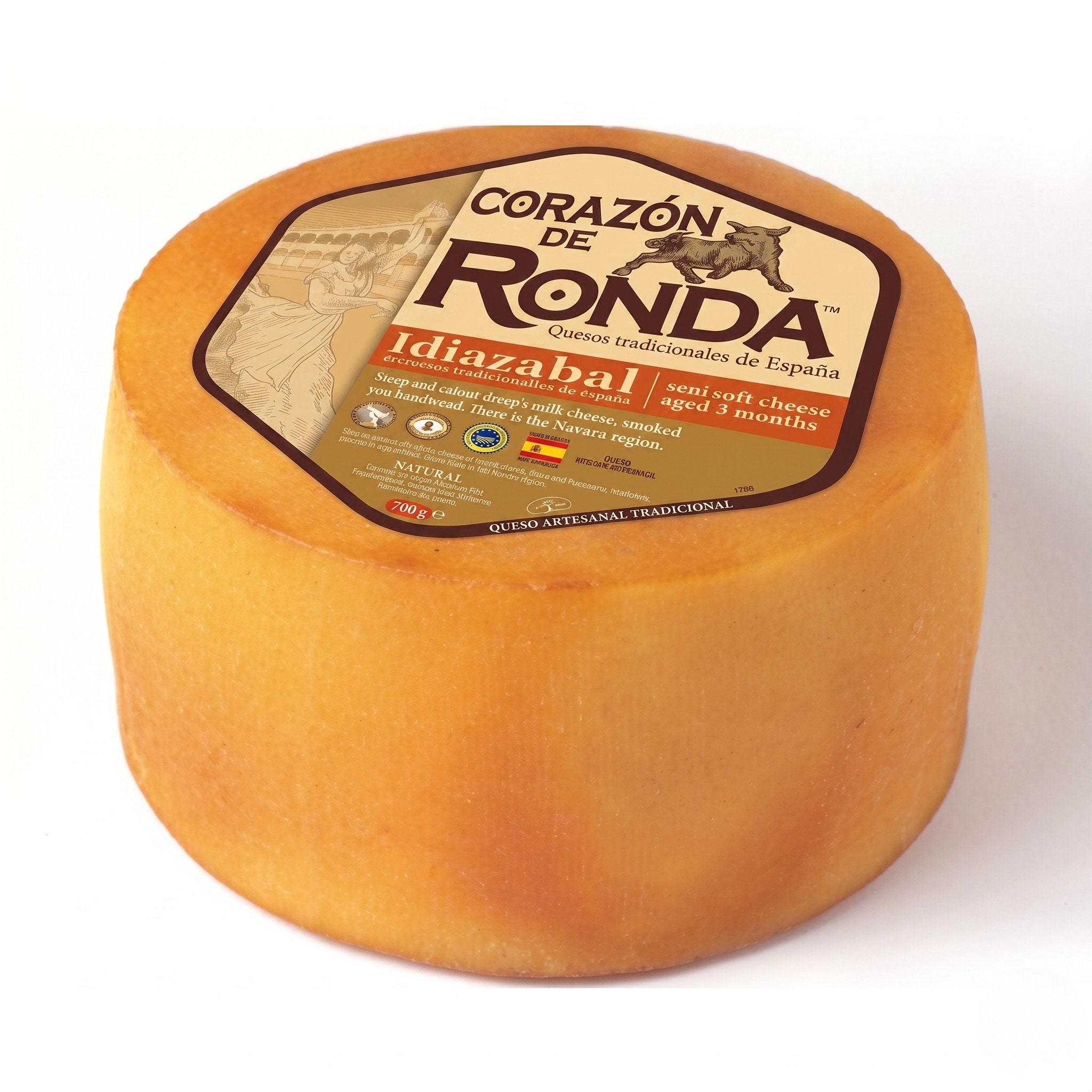 Corazon Cheese custom label printed by Certified Labeling Solutions NJ