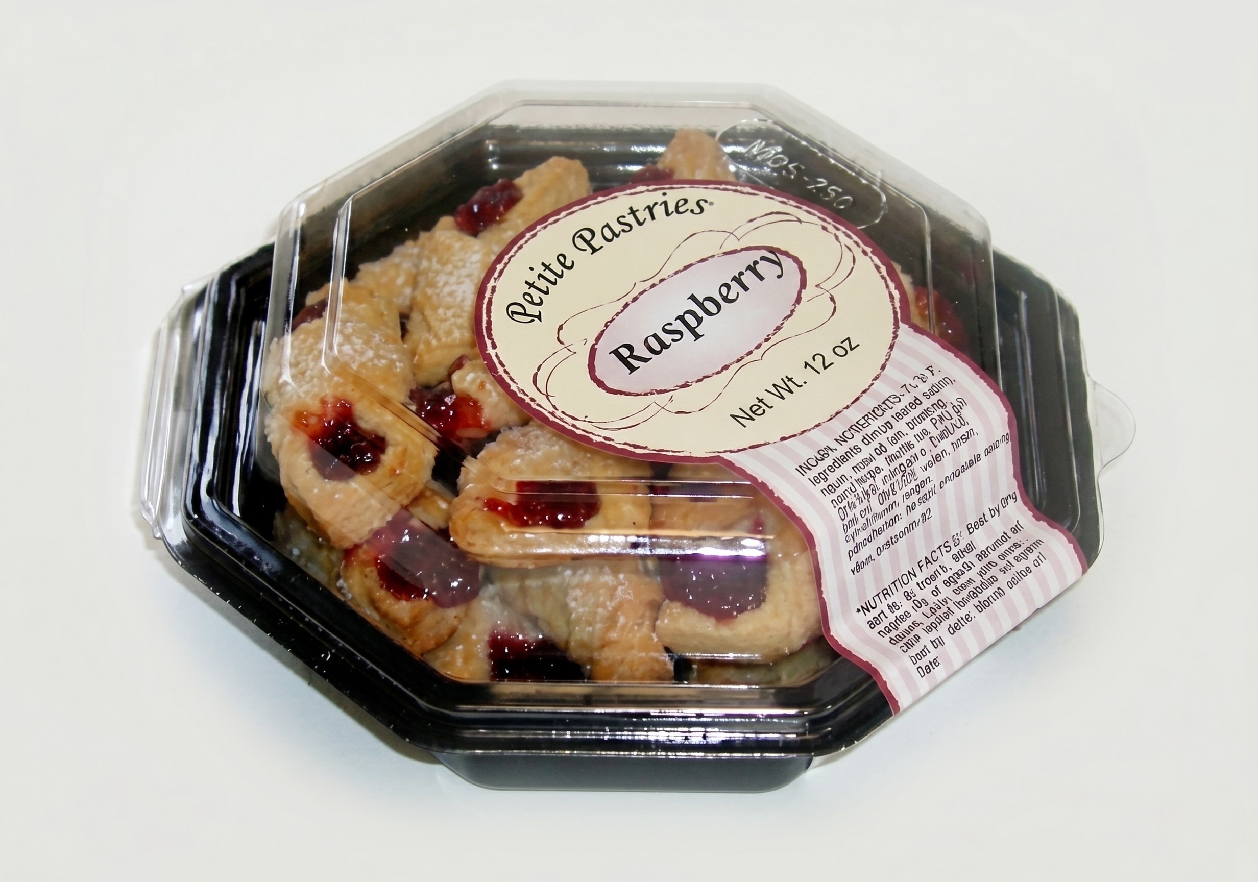 Petite Pastries custom label printed by Certified Labeling Solutions NJ
